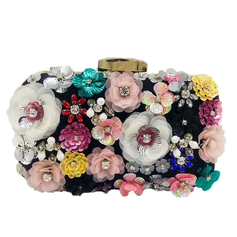 Inspired Bags For Timeless Elegance Flower Beaded Banquet Bag Party Clutch