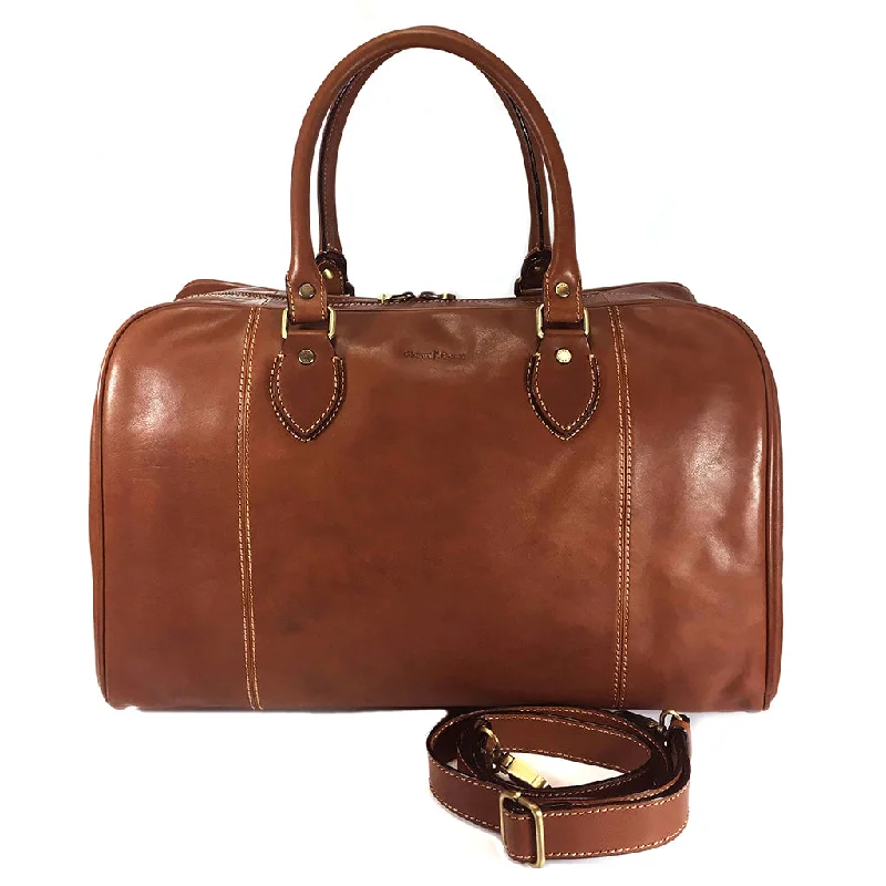 Luxury Bags On Sale Gianni Conti Leather Travel Holdall - Style: 912294