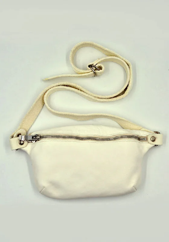 Holiday Gift Bags For Christmas GUIDI BV06 SOFT HORSE FULL GRAIN SMALL CROSSBODY BAG WHITE