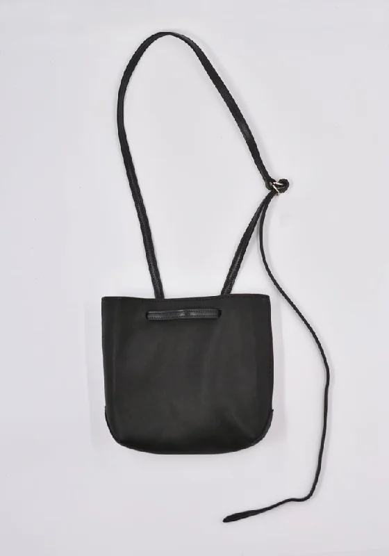 Edgy Bags For Bold And Daring Fashionistas GUIDI GD07 GROPPONE FULL GRAIN LEATHER SMALL SQUARE BAG BLACK