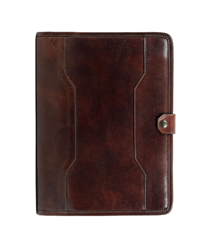 Luxury Seekers Leather A4 Documents Folder Organizer - The Call of the Wild