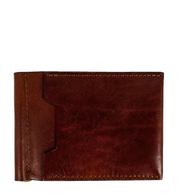 Clearance-Priced Bags Leather Money Clip Wallet - Tom Jones