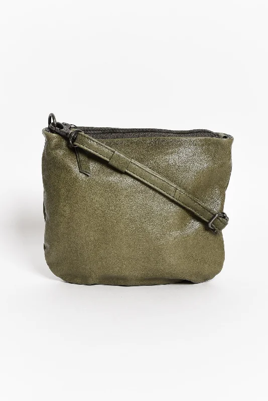 Tsa-Approved Bags For Hassle-Free Airport Security Leena Olive Leather Crossbody Bag