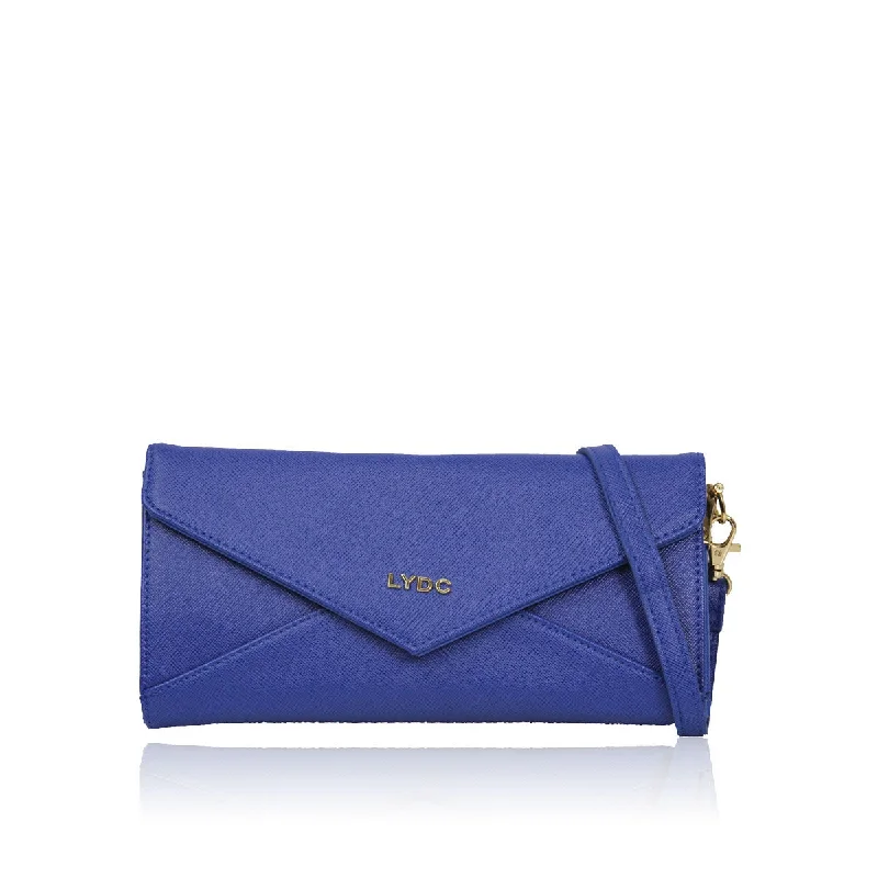 Modern And Limited-Time Offer Bags LYDC Moscato Blue Envelope Clutch Bag