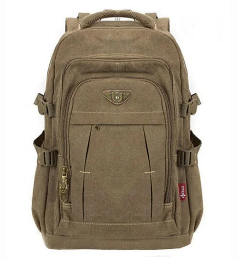 Affordable Handbags Man's Canvas Backpack Travel Schoolbag Male Backpack Men Large Capacity Rucksack Shoulder School Bag Mochila Escolar