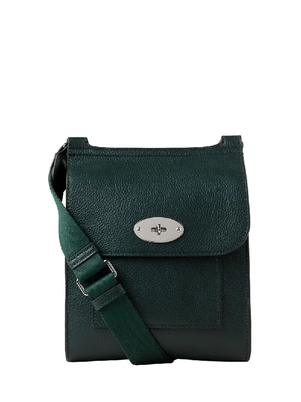 Eco-Friendly Bags With Discounts Small Antony Mulberry Green Small Classic Grain Leather