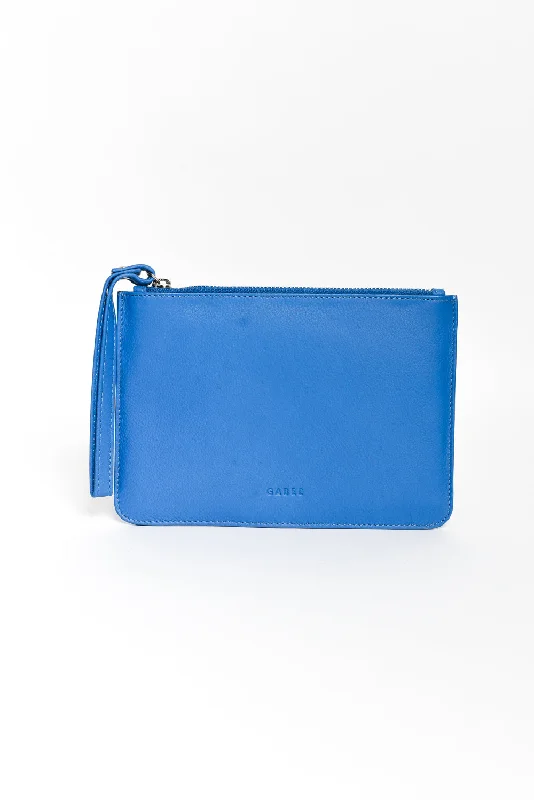 Versatile Bags That Suit Any Outfit Or Event Queens Azure Blue Leather Clutch