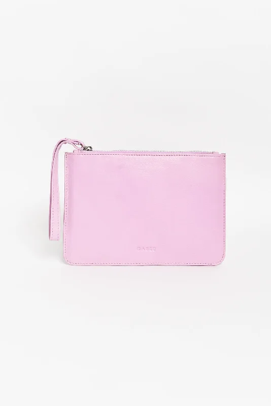 Designer Bags For Luxury Collectors With Offers Queens Blush Leather Clutch