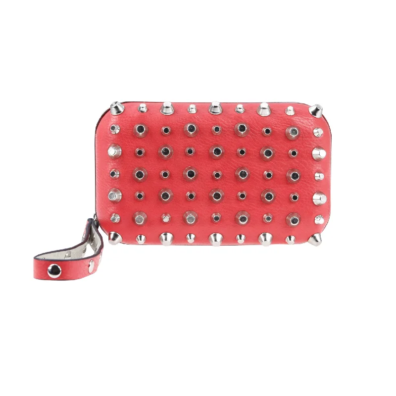 Affordable Bags For Budget Shoppers Religion Emerge Coral Studded Zip Clutch Bag