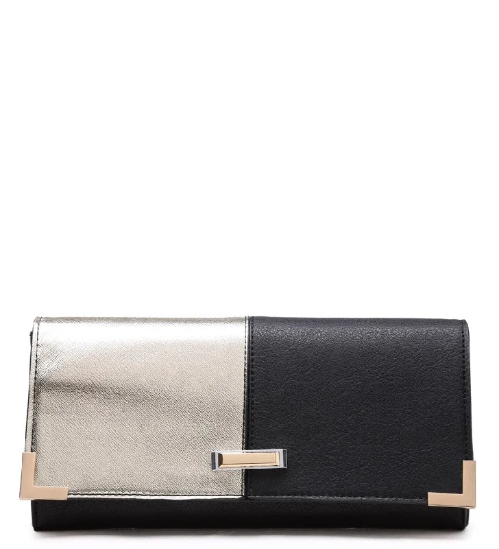 Professional Bags With Office Discounts Seychelles Black Two Tone Clutch Bag