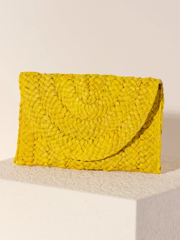 Bold And Flash-Sale Bags Shiraleah Simonetta Clutch, Yellow