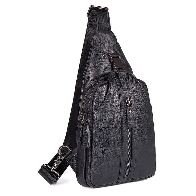 Limited-Time Offer On Trendy Bags Stylish Leather Chest Bag - Versatile Sling Bag NZ