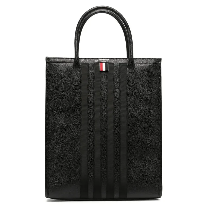 Chic Bags For Office Professionals And Urban Dwellers 4-Bar Leather Tote Bag