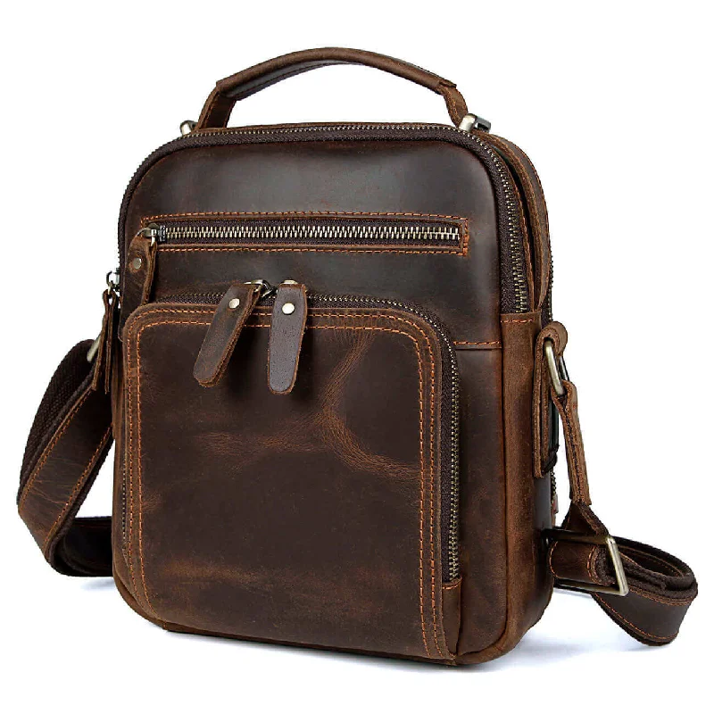 Cyber Monday Discounts On Bags Men's Leather Crossbody Bag NZ