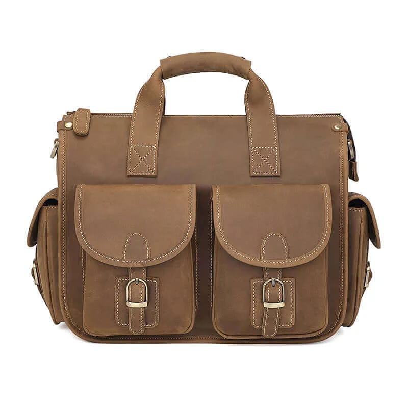 Stylish Yet Affordable Bags Vintage Leather Laptop Bag | Handbag, Shoulder & Crossbody