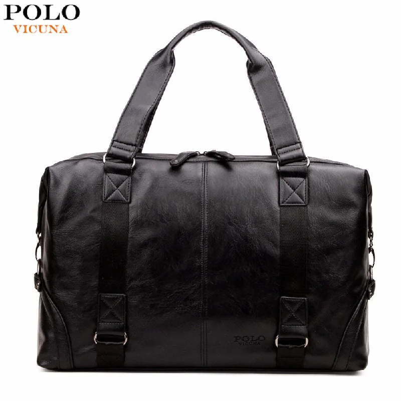 Halloween-Themed VICUNA POLO Molle Pouch Large Capacity Male Leather Travel Bag Casual Luggage Bag Handbag Multifunction Shoulder Bag Bolsos