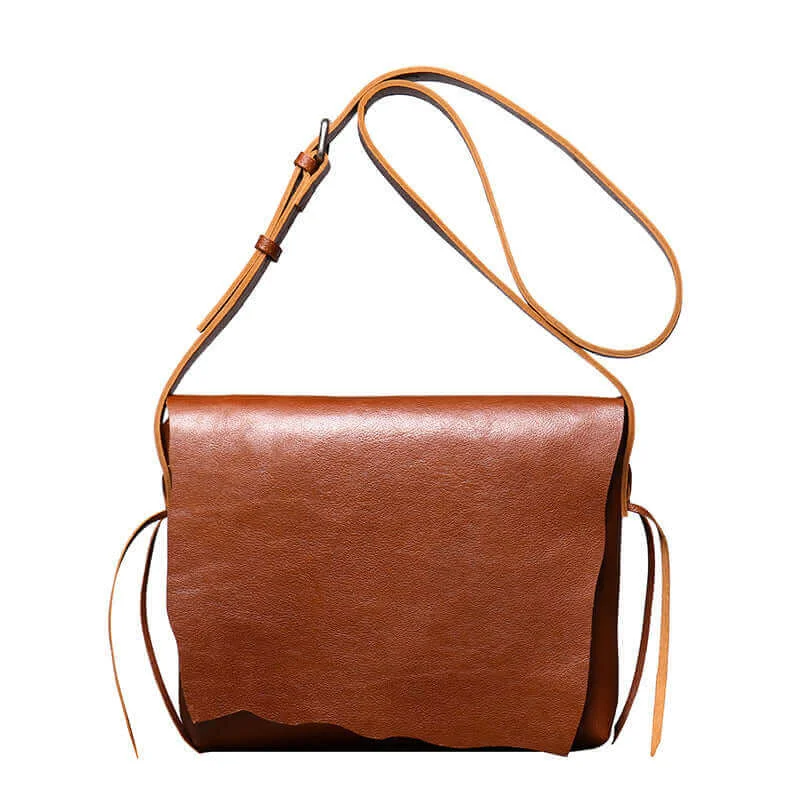 Bags With Discounts Vintage Leather Crossbody Messenger Bag - Unisex, High Quality