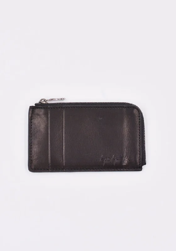 Odor-Resistant And Budget Bags YOHJI YAMAMOTO DISCORD DG-A02-704-1-02 MINI CARD WALLET BLACK