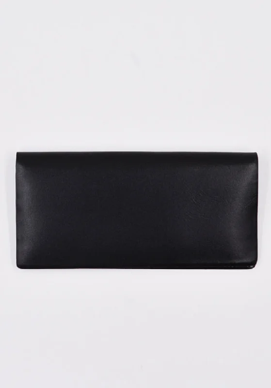 Bags With Discounts YOHJI YAMAMOTO DISCORD DG-A04-705-1-02 LONG WALLET BLACK