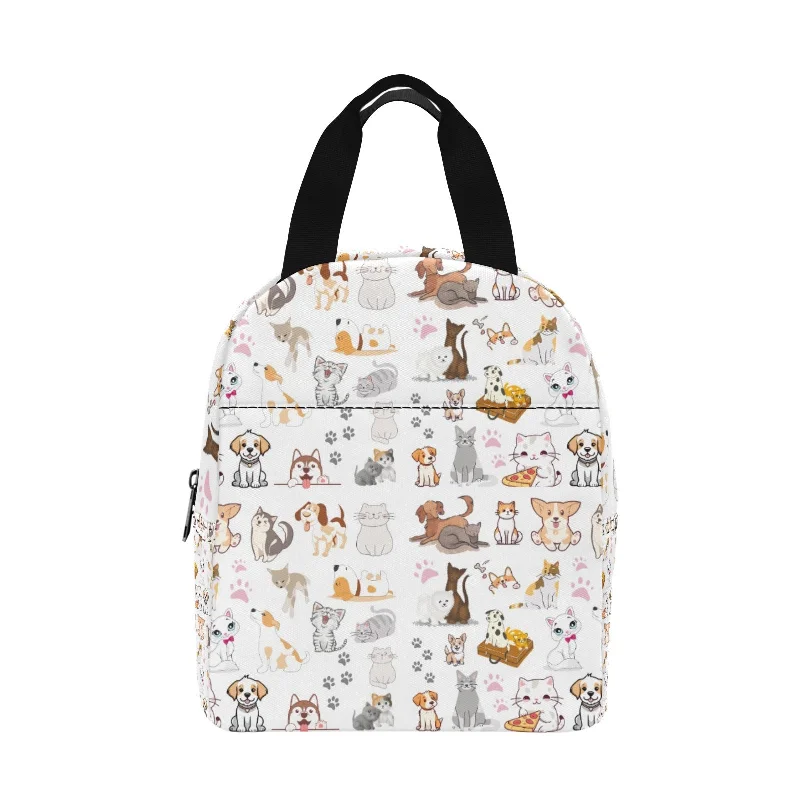 Durable And Fashionable Bags For Daily Use Cats & Dogs Insulated Zipper Lunch Bag