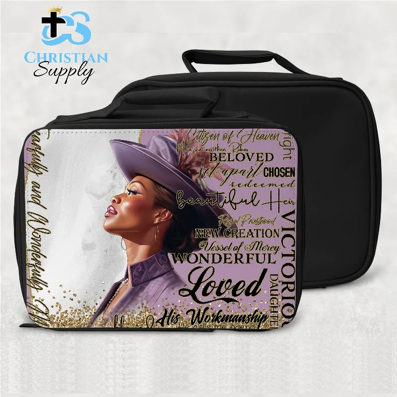 Durable And Fashionable Bags For Daily Use Fearfully and Wonderfully Made Purple Lunch Bag