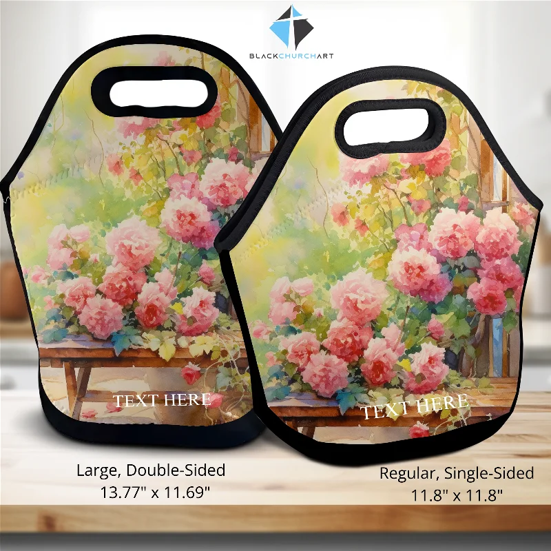 Lightweight Bags For Senior Travelers Flowers 17 Lunch Bag