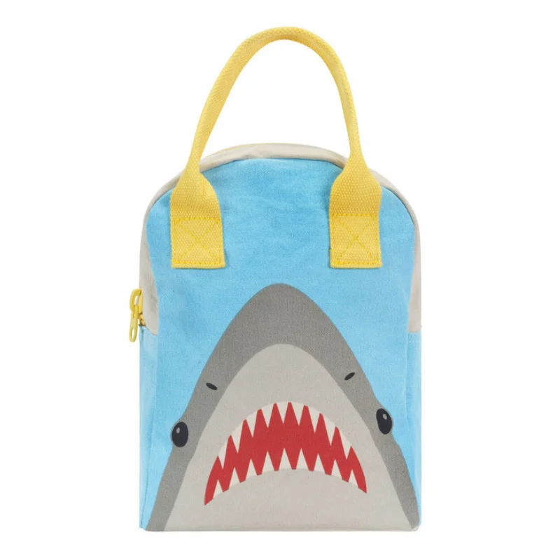 Flash Sale On Premium Bags Fluf Zipper Lunch Bag - Shark