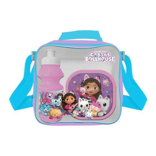 Functional Bags For Busy Moms And Dads Gabby’s Doll House 3 Piece Lunch Set