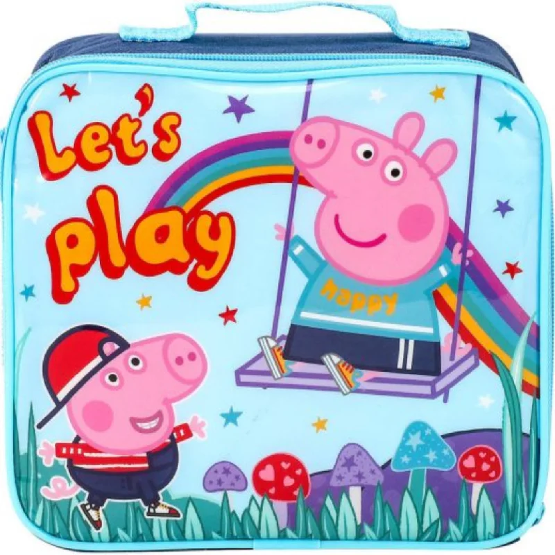 Spacious And Discounted Bags GEORGE PIG Blue Lunch Bag