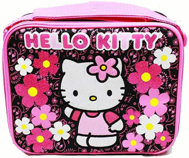 Valentine's Day Hello Kitty Spring flowers Lunch bag