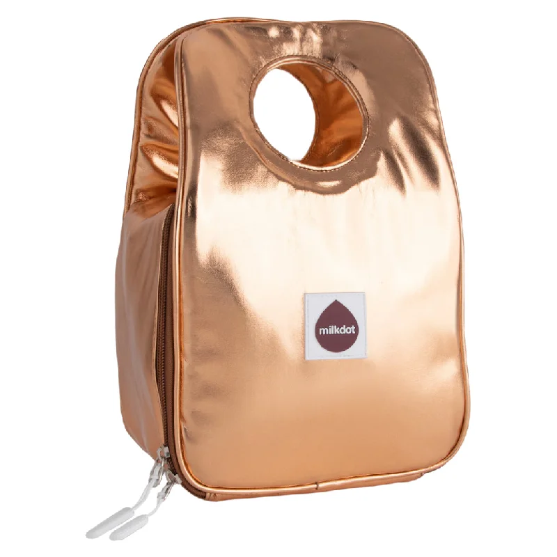 Affordable Bags For Budget Shoppers Lunch Tote | Gold Metallic