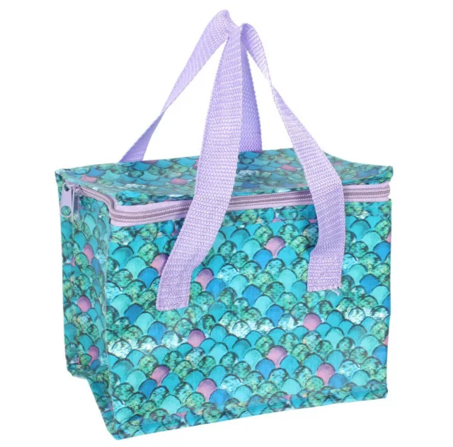 Affordable Handbags Mermaid Scale Print Lunch Bag