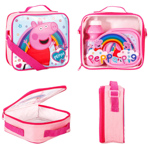 Stylish Bags With Discounts Peppa Pig 3 Piece Lunch Set