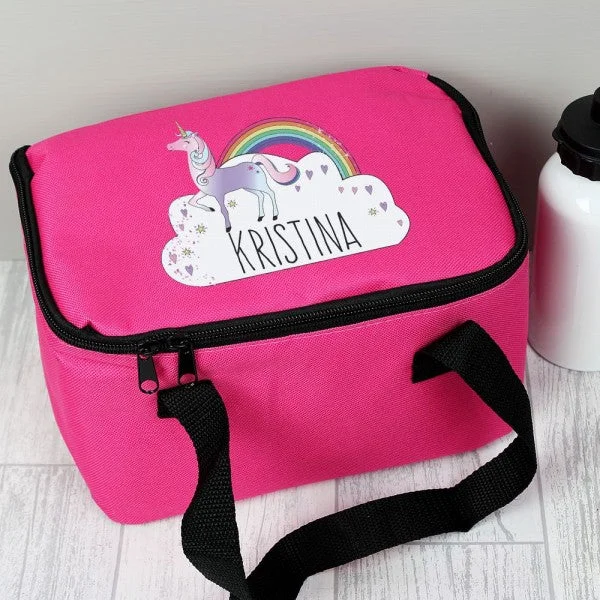 Retro Lovers Personalised Unicorn Lunch Bag