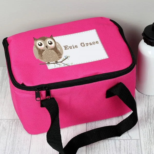 Stylish Bag For Women Personalised Woodland Owl Lunch Bag