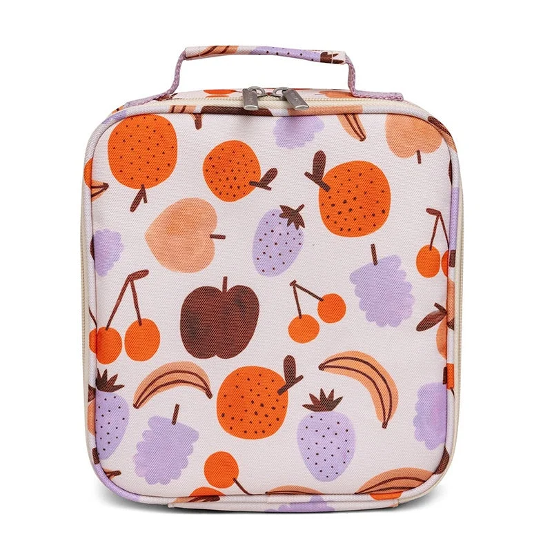 Everyday Bags For Work, School, Or Errands Petit Monkey Lunch Bag - Fruit