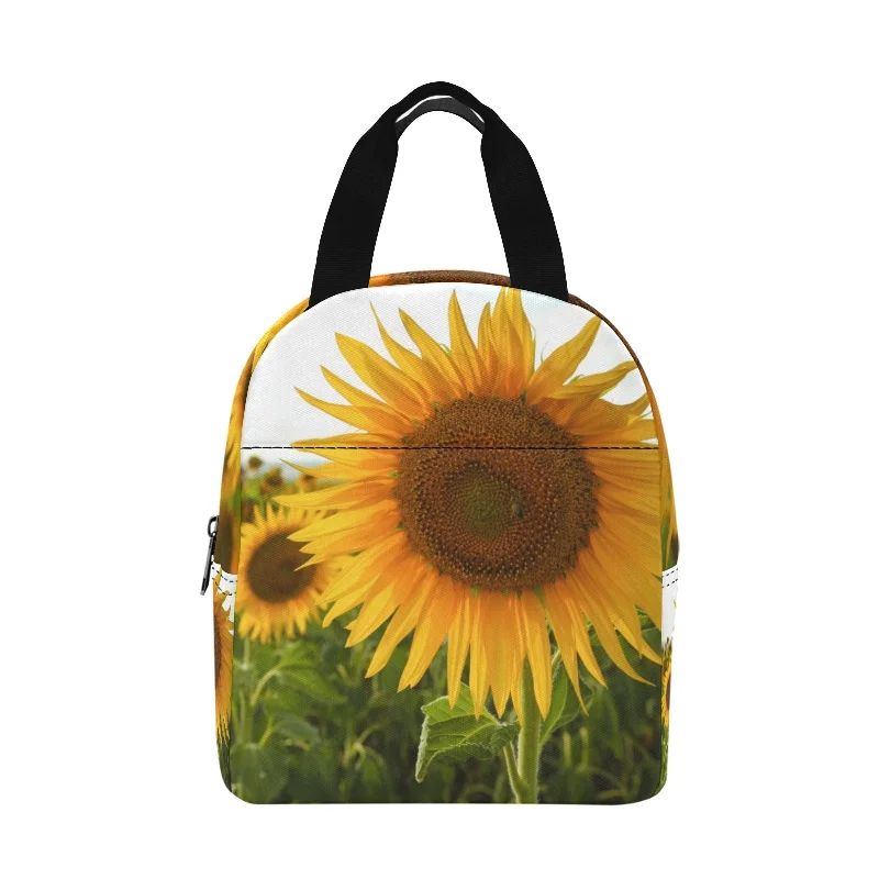 Designer-Inspired Bags At Budget-Friendly Prices Sunflowers Insulated Zipper Lunch Bag