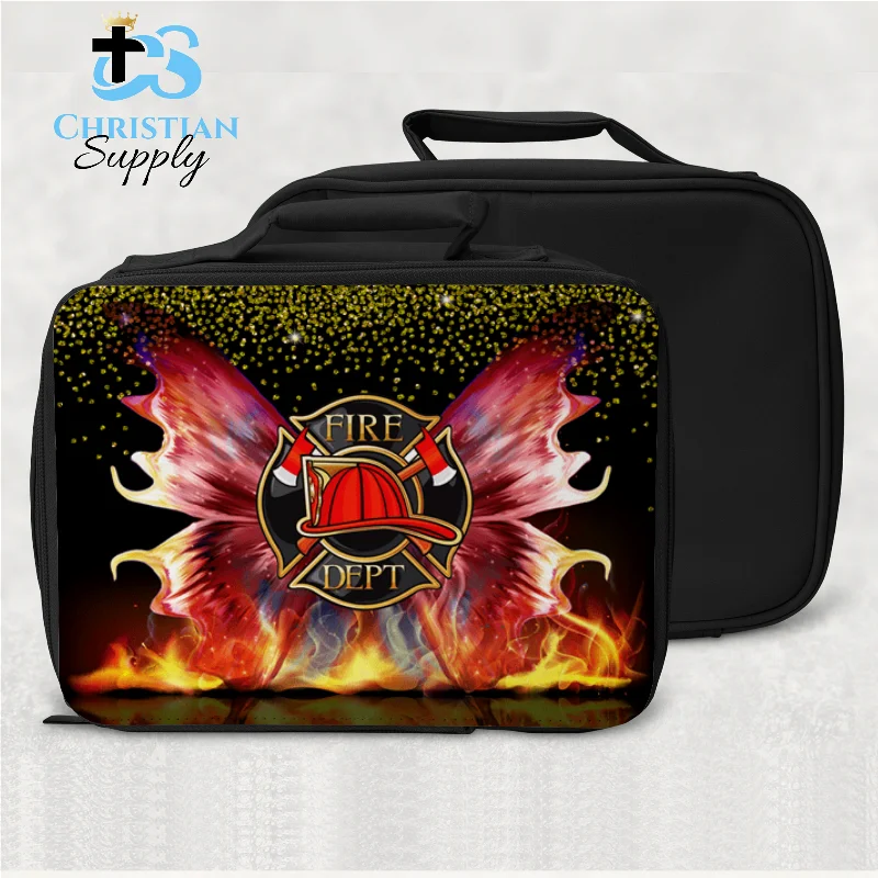 Trendy Bags For Sales Fire Department Firefighter Lunch Bag