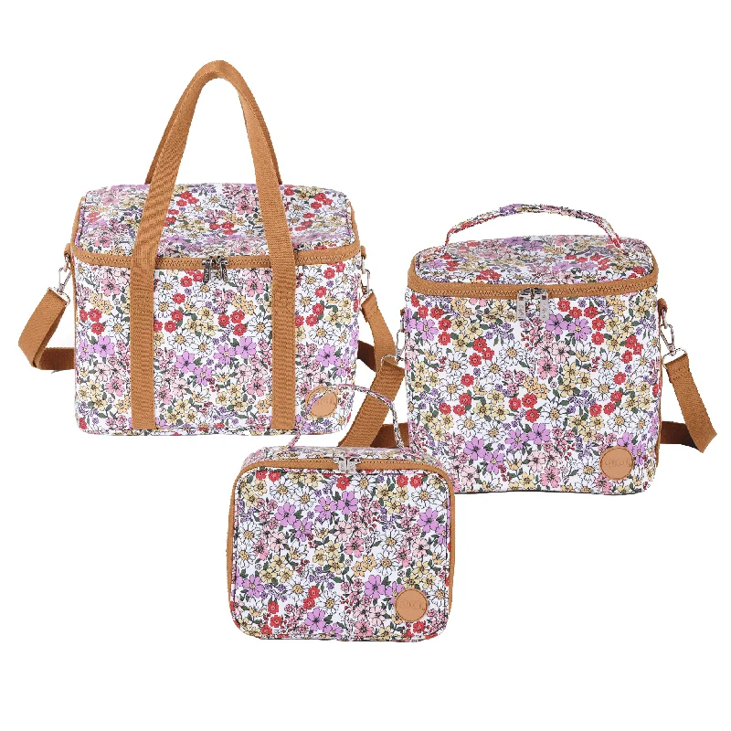 Spacious And Discounted Bags Insulated Lunch Bag Bundle - Daisy