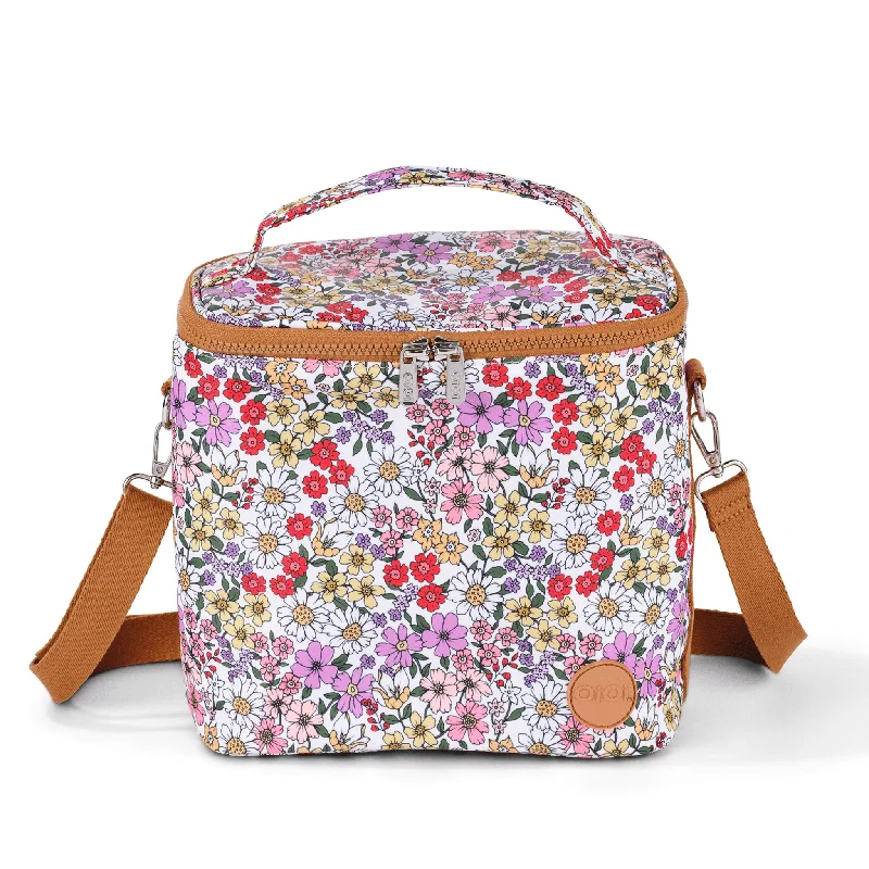 Bags For Personalized Gifts Midi Insulated Lunch Bag/Pumping Bag - Daisy