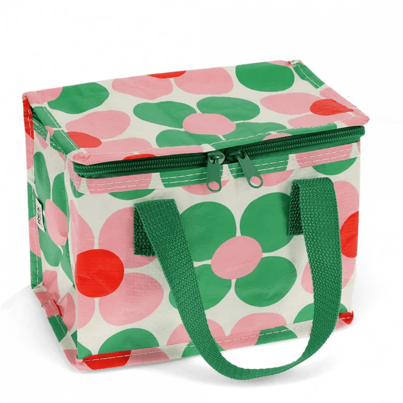 Bag Deals Rex Lunch Bag - Pink and Green Daisy