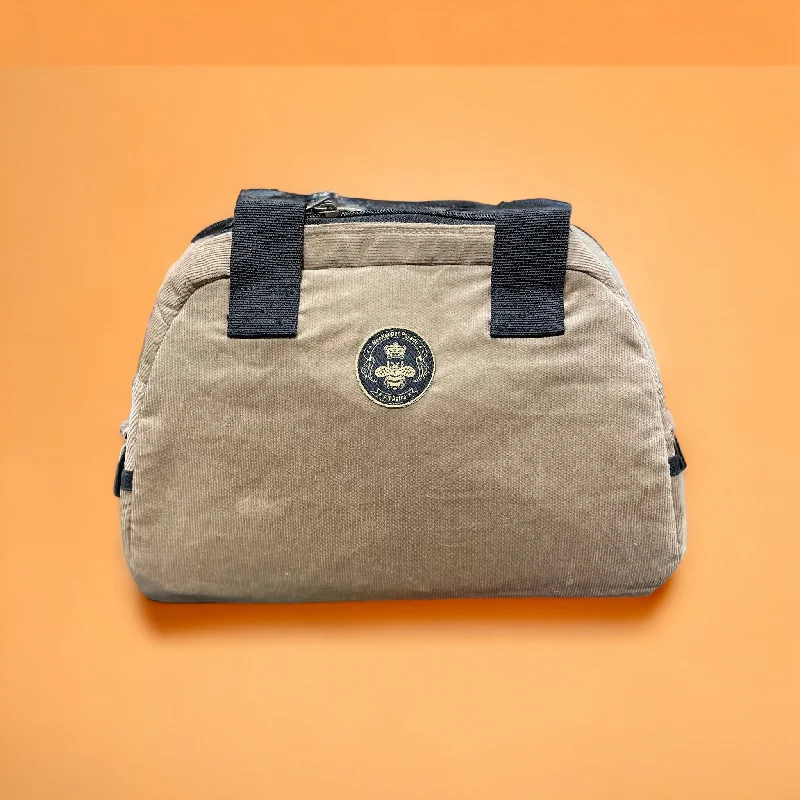 Festival Bags For Concerts And Events The Panda Chai ☕ Corduroy 🐼 BeeKeeper Lunch Bag